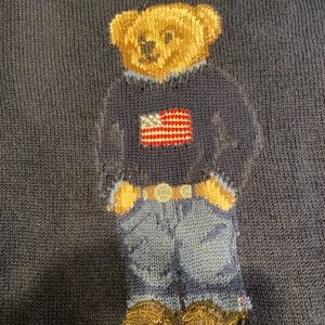 Ralph Lauren iconic Bear sweater, NWT from non smoking home
